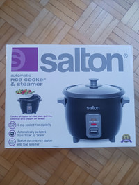 Salton steamer and rice cooker..$40 firm
