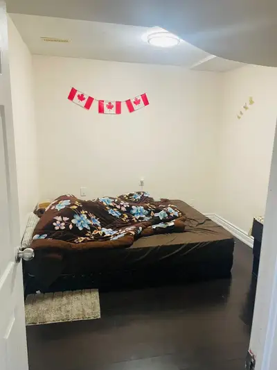 private room for rent in two bedroom basement , View more