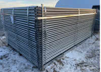 Quantity of (55) 10 ft x 6 ft Galvanized Site Fence