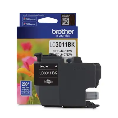 Brotther LC3011 Ink Cartridges Yellow, Cyan, Magenta, & Black, View more