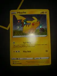 Pokemon TCG Black Star Promo: Pikachu SWSH039