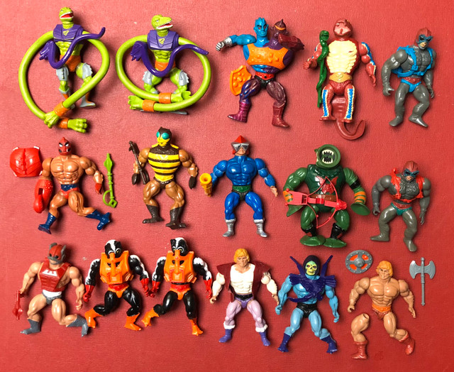 VINTAGE 1980s MOTU HEMAN ACTION FIGURES W/ ACCESSORIES in Arts & Collectibles in Oakville / Halton Region