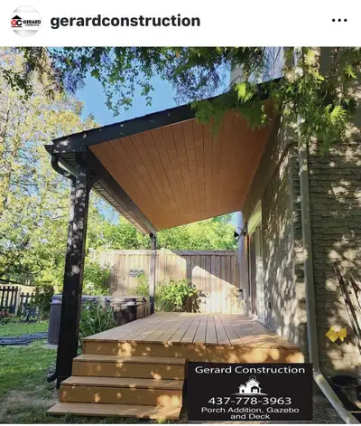 gazebo and deck, View more