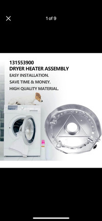 [hidden information] Dryer Heater Assembly by Sikawai - Fit for 