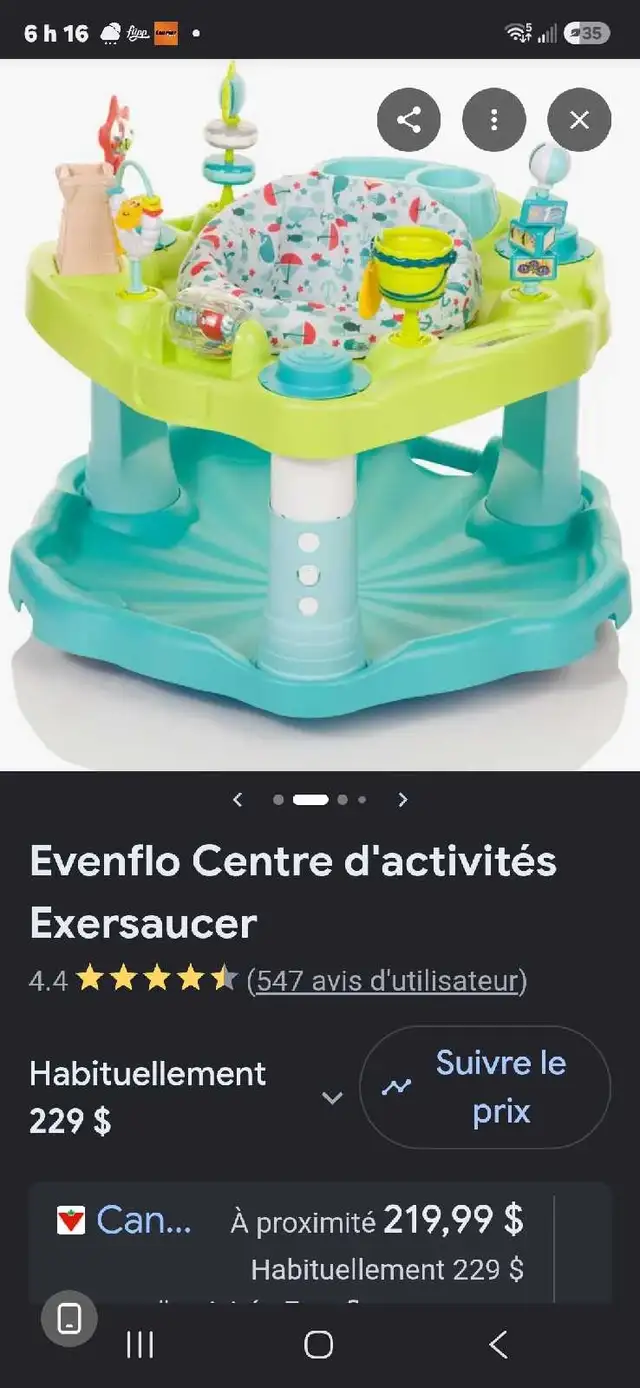 Evenflo centre d'activités pour bébé  in Playpens, Swings & Saucers in Laval / North Shore - Image 7