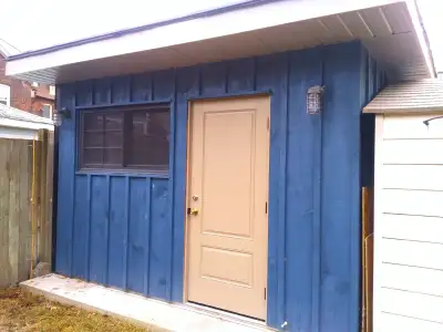 Large storage space for rent in a solid, 2017-built shed. Location: The Junction (Toronto Wests Abov...
