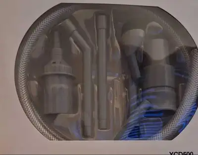 Shark vacuum accessory kit, model XCD500, designed for cleaning delicate or hard-to-reach areas. • I...