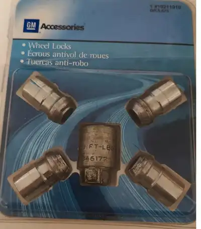 GM OEM Wheel lock set, View more