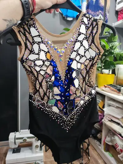 Brand new custom made rhythmic  gymnastics leotard, View more