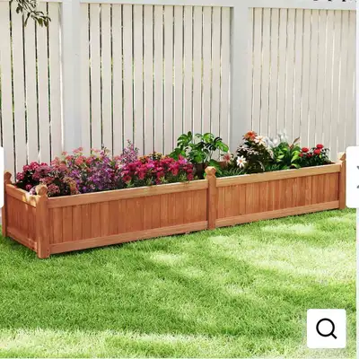 Large Wooden Garden Planter Bed, View more