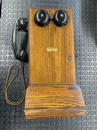 Northern Electric N517F Wooden Wall Mount Telephone