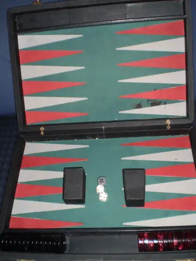 Large, Very Large Backgammon Game and Pieces, View more