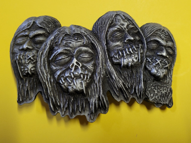 Rare. Dirty Donnie Heavy metal art belt buckle in Arts & Collectibles in Red Deer