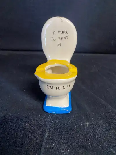 I am selling this Souvenir Toilet from Cap Pele, NB. It is in really nice condition! $10