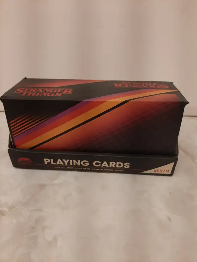 Stranger Things playing Cards. 12 brand new decks for $100.