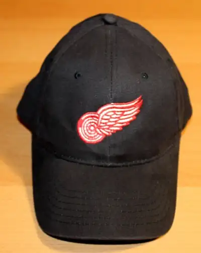 NHL Hockey Vintage Detroit Red Wings Adjustable Snapback Hat Cap One Size Black $15 OBO I offer 7 da...