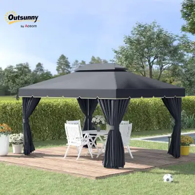 Outsunny 13' x 10' Outdoor Patio Gazebo Canopy, View more