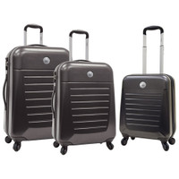 DELSEY Concorde-2    3-Piece Hard Side 4-Wheel Luggage Set - NEW