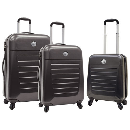 DELSEY Concorde 2 3Piece Hard Side 4Wheel Luggage Set NEW Multi