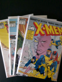 Comics-Offical Marvel Index to the X-Men #1,3,4 & 6 NP