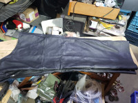 New black leather motorcycle chaps 7 X