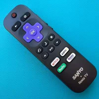 Brand new SANYO Roku Tv Remote Control Sharp Insignia Hisense Philips RCA TCL ONN Jvc Westinghouse