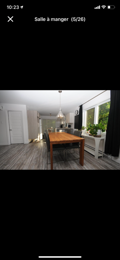 Chambre à louer, meublés. Près de tout les services. Non-Fumeur En style colocation