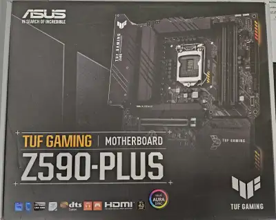 Asus TUF Z590-Plus Intel 10th/11th gen motherboard  +I5 10400F, View more