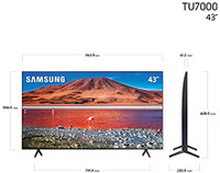 Samsung 43" 4K UHD HDR LED Tizen Smart TV UN43TU7000FXZC SALE!
