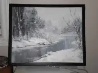 Acrylic Painting (Winter Creek)