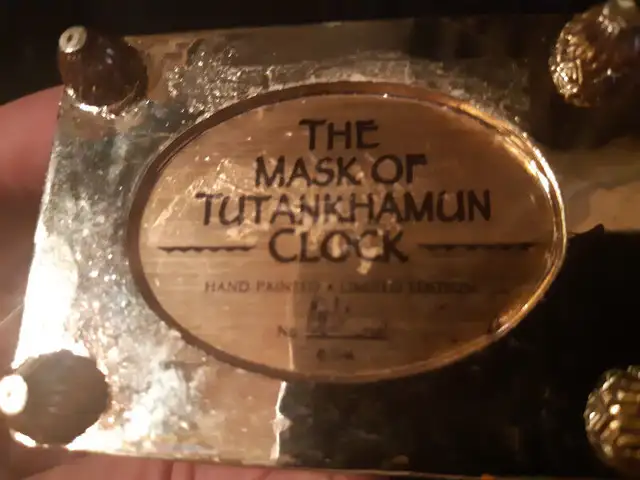 Franklin Mint The Mask of Tutankhamun Clock Limited Edition New in Arts & Collectibles in City of Toronto - Image 3