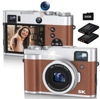 BRAND NEW 5K Digital Camera for Photography 48MP Selfie Camera