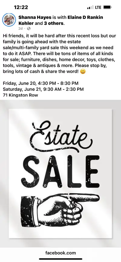 Estate Sale, View more