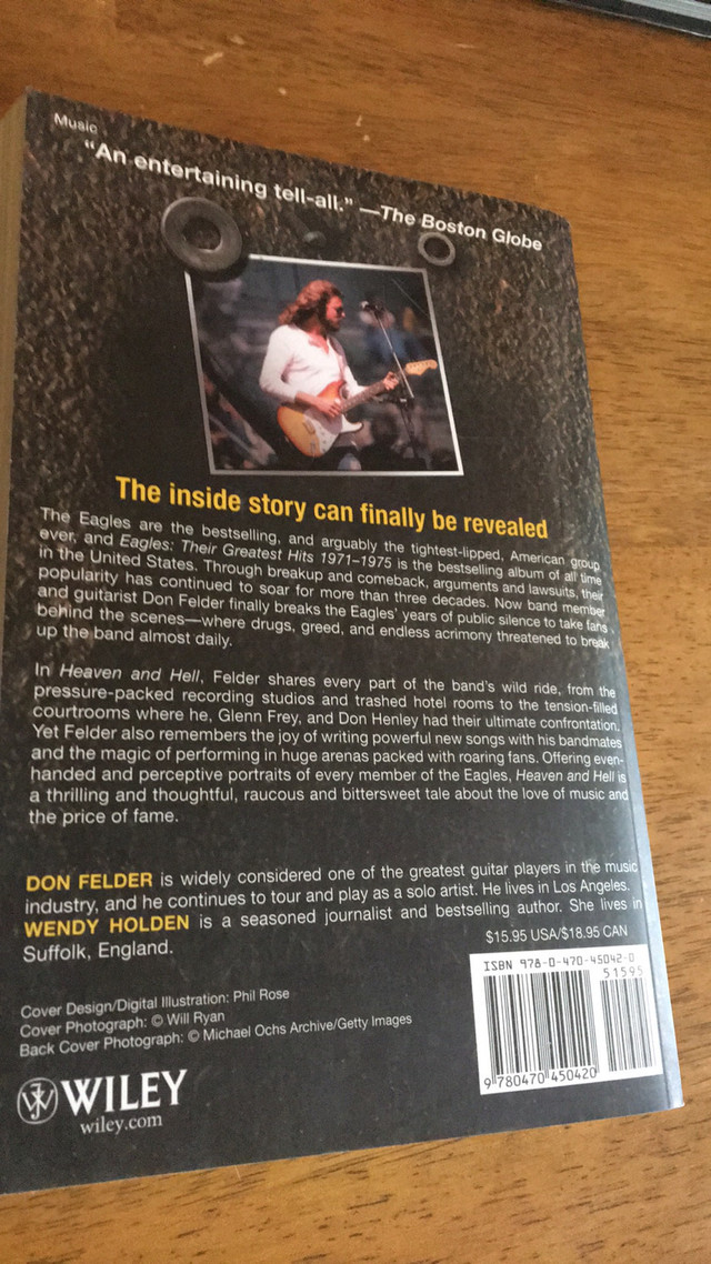 The Eagles - Heaven And Hell - Don Felder Biography in Non-fiction in Oshawa / Durham Region - Image 2