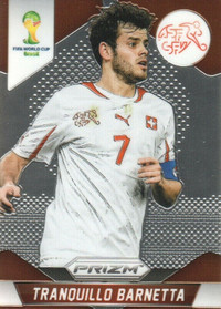 Tranquillo Barnetta 2014 Panini Prizm World Cup #185 Switzerland