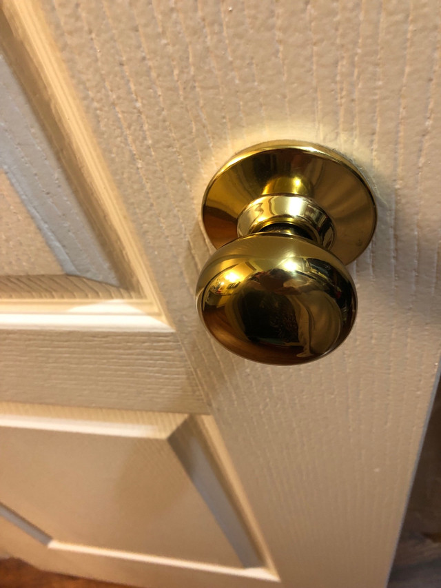 Brass Door Knobs in Windows, Doors & Trim in Markham / York Region