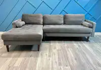 Sectional Grey sofa 