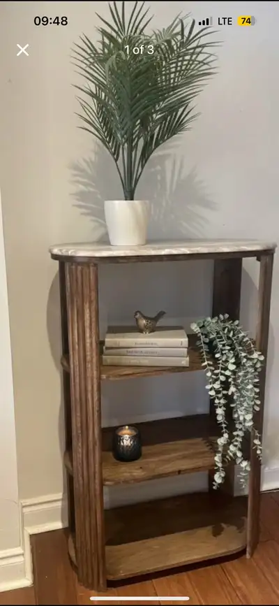 Handmade Real MarbleTop Shelf, View more