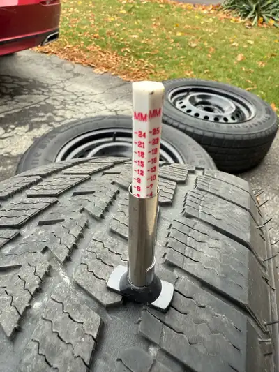 Tires only. No rims. Firestone WeatherGrip winter tires. Set of 4. 235/65R17. 3-4mm of tread left. P...