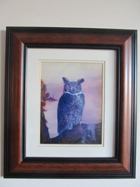 GREAT GREY OWL (Print) by Arlene D. Collins