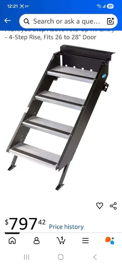 RV steps 4 risers, View more