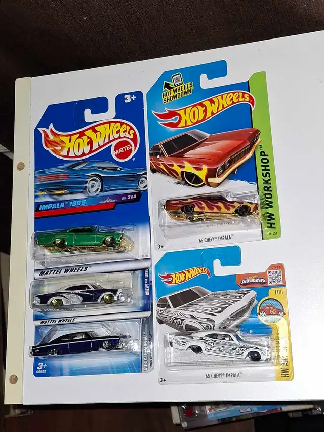 '65 Chevy Impala Hot Wheels lot of 5 variations  in Toys & Games in Guelph - Image 2