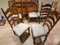 Dining room chairs solid wood