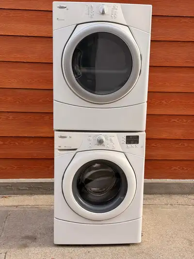 Whirlpool Duet Washer & Dryer Set – Front Load – 27”, View more