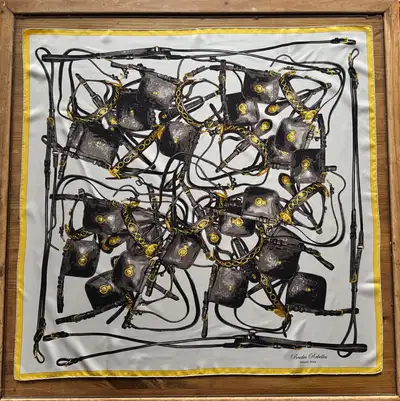 Vintage Hermes silk scarf Brides Ribelles $400, View more