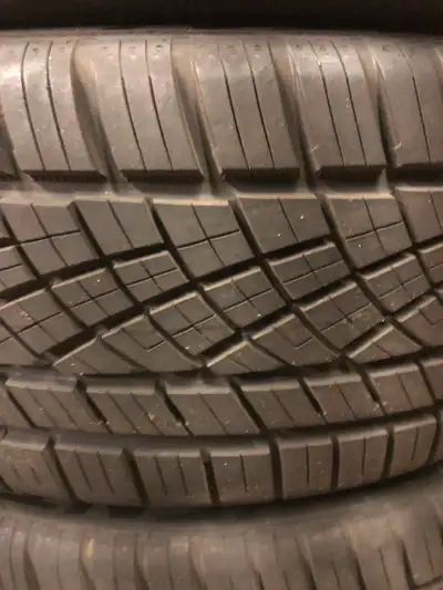 New pair of 225 45 18 continental dws06 all season take off tires. Tires have less than 20kms and ca...