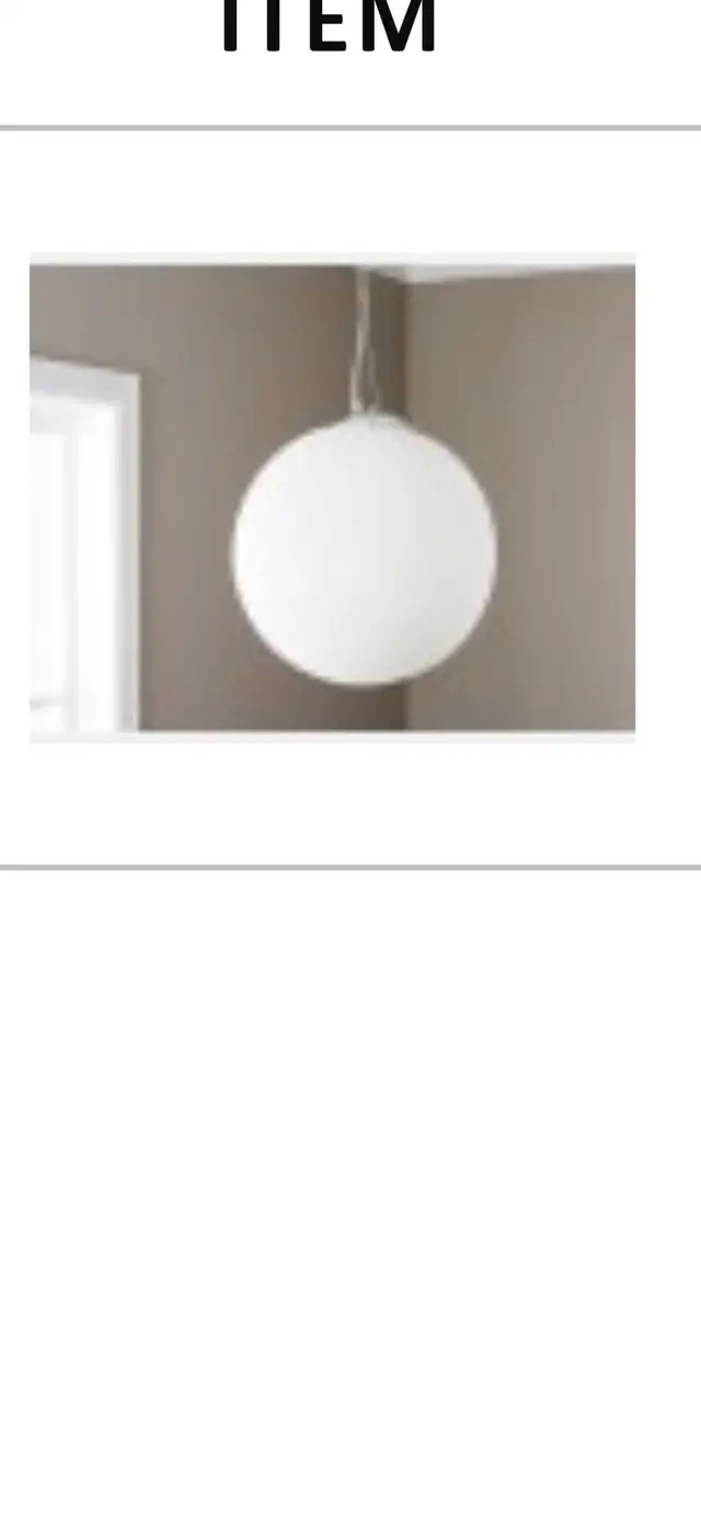 Luminaire Suspension Tila 16po in Other in Laurentides - Image 3
