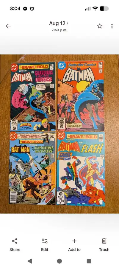 Vintage DC Batman Comics, View more