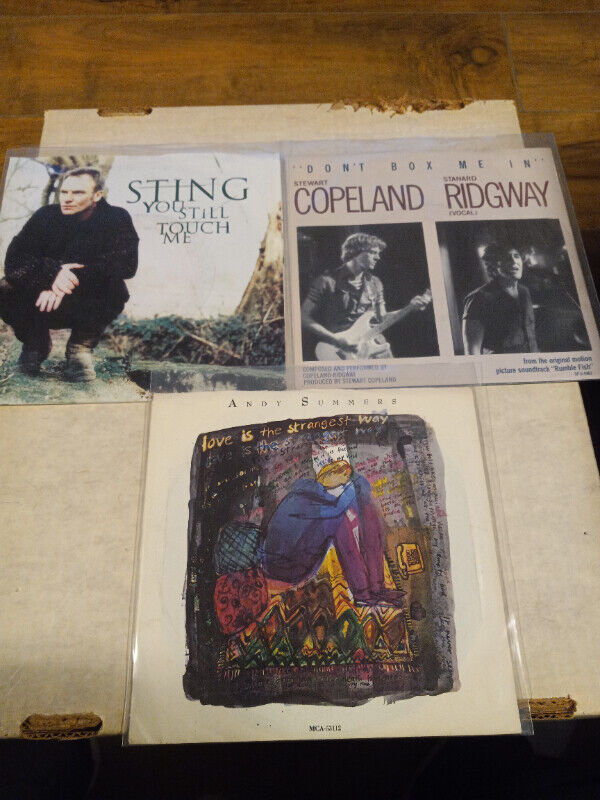 Vinyl Records 45 RPM The Police Sting Lot of 3 hard To Find NM in CDs, DVDs & Blu-ray in Trenton