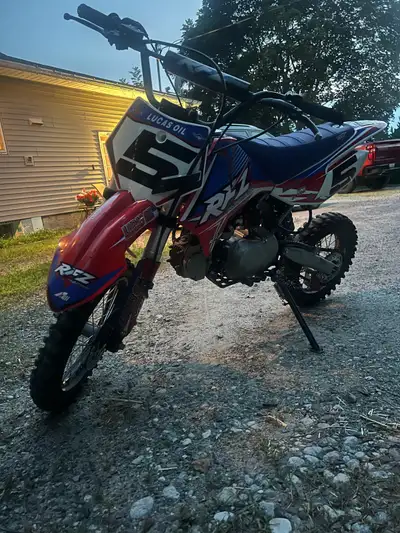 125cc starts right up runs like a top good starter bike or just rip around on never gets used tho 13...
